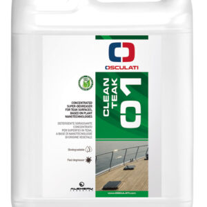 Detergente Cleanteak01 sgrassante per teak 5 lt.