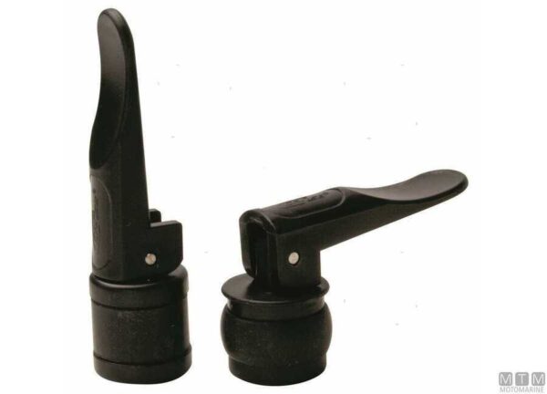 Tappo di scarico a espansione nero pvc Ø 25 mm