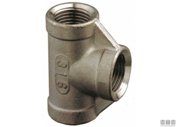 Tee in Acciaio Inox 3/8”