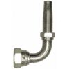 Raccordo recuperabile a 90° 5/16" - R2T/R7 in acciaio al carbonio per tubi R2T/R7