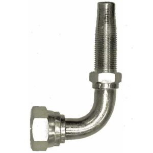 Raccordo recuperabile a 90° 5/16" - R2T/R7 in acciaio al carbonio per tubi R2T/R7