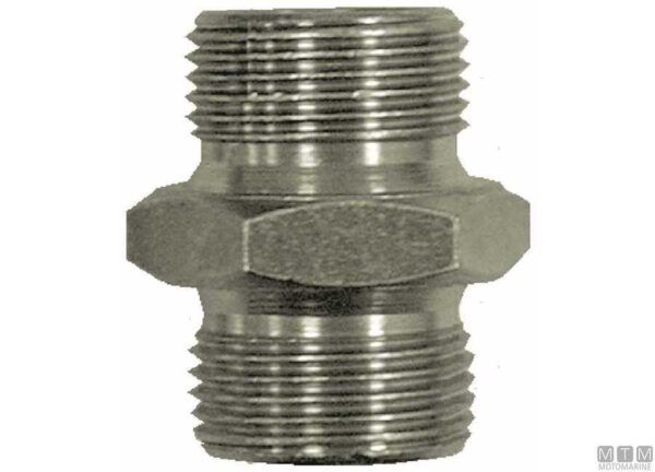 Nipple 1/4"x1/4" adattatore in acciaio al carbonio