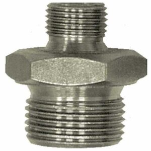 Nipple 3/8"x3/8" adattatore in acciaio al carbonio