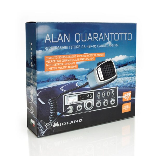 Ricetrasmettitore CB ALAN Quarantotto Midland - immagine 2