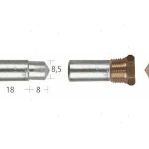 Tappo con barrotto motore Lombardini