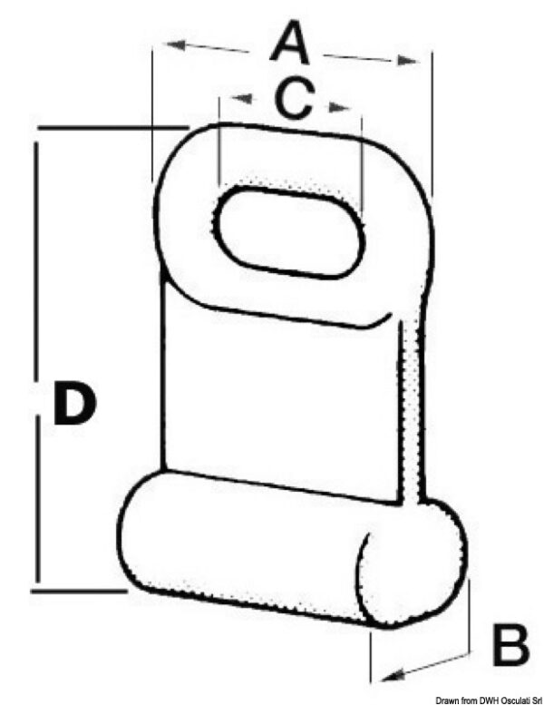 Cursore per randa 9x23 mm.