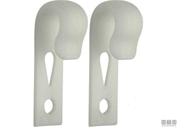 Ganci plastica appendini porta parabordi Ø 22/25 mm.