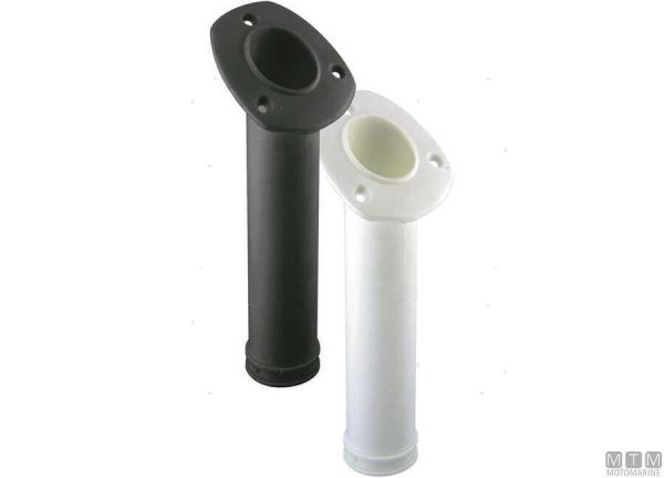 Supporto portacanne bianco a incasso PLS interno Ø 40 mm