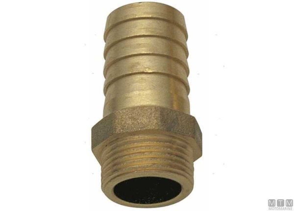 Portagomma 3/8"x18 mm. maschio in ottone