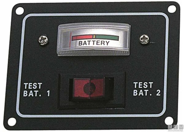 Pannello Tester Rocker per 2 Batterie