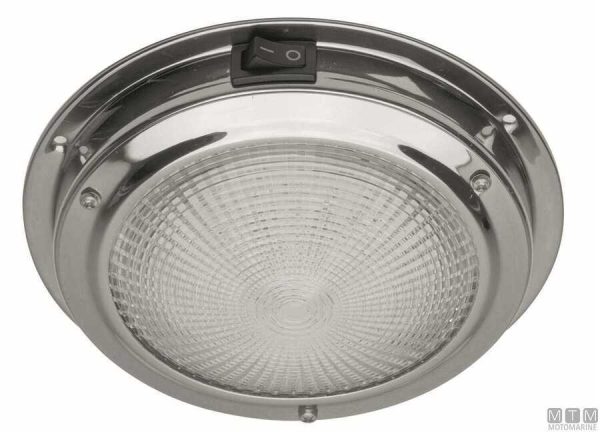 Plafoniera Ø 168x46 mm. led 20x0,2W classic inox 12V