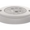 Plafoniera Ø 140x92 mm. led 1,2W ABS 100 lumen 12V