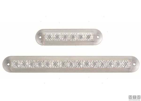 Plafoniera strip a incasso 6 led 12V L 140 mm.