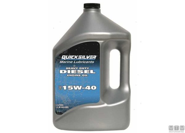 OFFERTA - Olio 4 tempi 4 lt. SAE 15W-40 per motori diesel Quicksilver