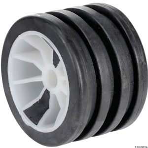 Rullo L 76 mm. Ø 110 mm. foro Ø 14,5 mm. laterale nero