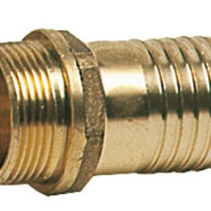 Portagomma maschio in ottone 3/8"x20 mm.