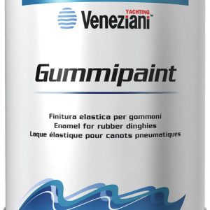 Vernice nera elastica Gummipaint per gommoni 375 ml.